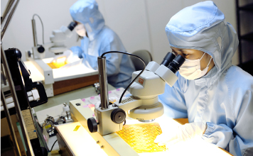 電子部品・プリント基板等の顕微鏡検査